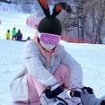 thumbnail image 5 of Jiibva Knit Ski Helmet Cover Bunny Ear Skiing Caps Cover Unisex Ski Helmet Cover for Snowboard, Winter Sports Helmet Accessories, 5 of 7