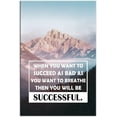 thumbnail image 3 of Motivational Canvas Wall Art Natural Landscape Pictures Painting Artwork Entrepreneur Quotes Poster Print Wall Decor for Home Bathroom Bedroom Gym Office Workplace Ready to Hang [12''''Wx 18''''H], 3 of 6