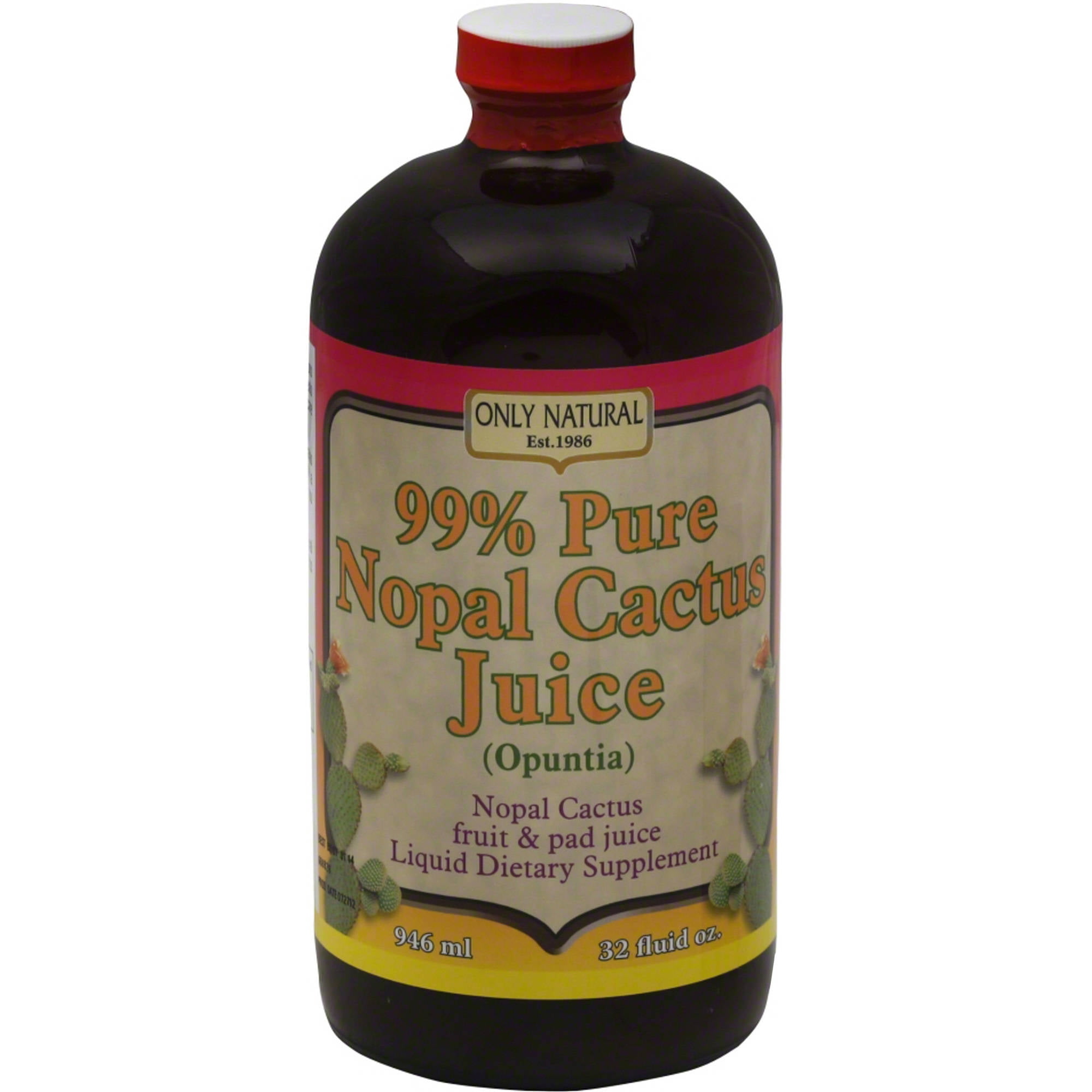 Only Natural Juice Cactus Nopal, 32 FO
