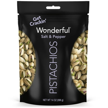 Wonderful Pistachios In-Shell Salt & Pepper Nuts, 14 Ounce Bag