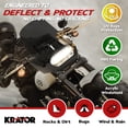 thumbnail image 2 of Krator Motorcycle Windshield Fairing & Mounting Kit, Wind Deflector, Motorcycle Accessories Windscreen, Compatible with Harley Davidson Softail Fat Bob FXFB/114 FXFBS 2018+, Smoke, 15" Windshield, 2 of 7