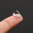 thumbnail image 1 of Piercing Joyas Pendientes Anillo para la nariz Cobre Microincrustaciones Zirconio Mini Hueso blando Uña Accesorios populares, 1 of 6