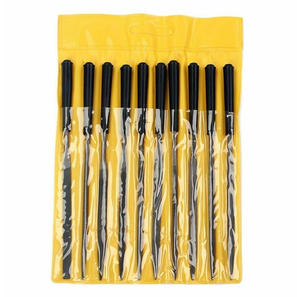 10pcs Guitar Frets Nuts File Set Polished File Guitar Repairing Tools Professional Guitar Luthier Tool for Stringed Musical Instrument