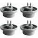 thumbnail image 1 of Set of 4 Replacement Wheels for Dishwasher Lower Basket, 1 of 5