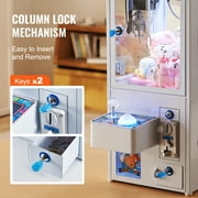 KFFKFF Mini Claw Crane Machine, Claw Range 0-3 & Lift 0-5, Arcade-Style Prize Catcher, Exciting Light & Sound Effects