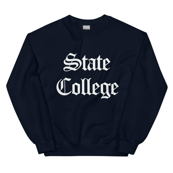 State College Old English Vintage Sweatshirt (S)