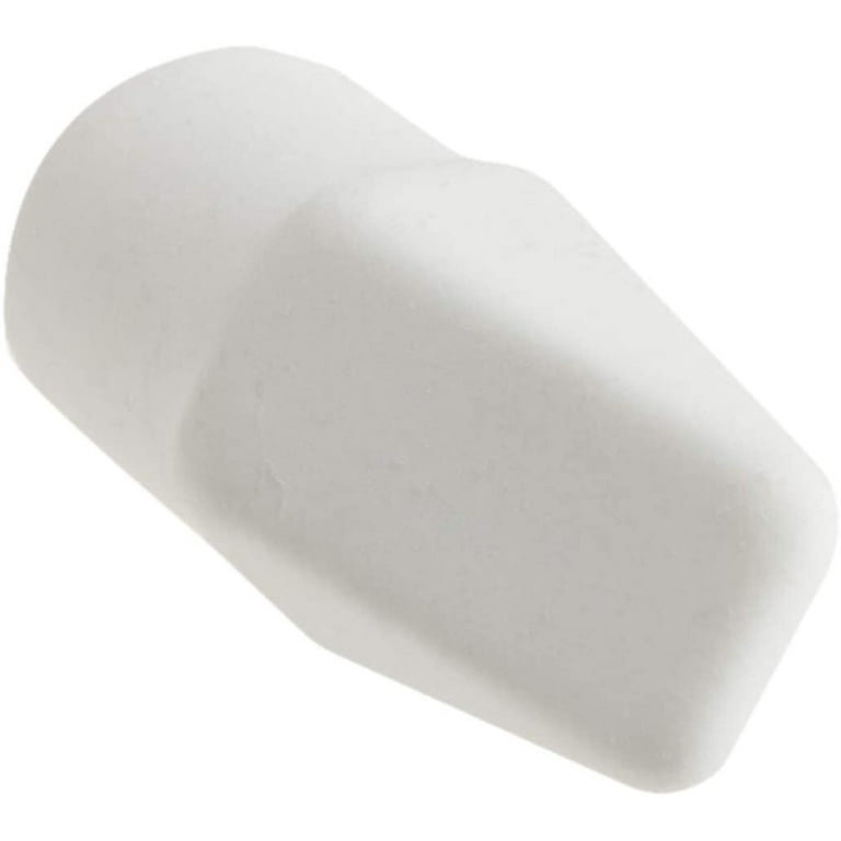 Hi-Polymer White Cap Erasers10-Pk