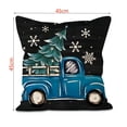 thumbnail image 3 of GUANGHONG Décorative Housse de Coussin en Lin de Noël pour Décoration de Canapé Maison avec Motifs Imprimés, 3 of 4