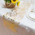 thumbnail image 2 of CSChome Chemin de Table Brillant Métallique à Sequins : Décoration Résistante à l'Usure Drapeau de Table Fin Bronzé pour Fête, 2 of 7