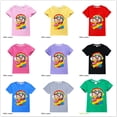 thumbnail image 2 of Ropa de verano para niños, camiseta de cumpleaños para niñas, camiseta de manga corta, traje de algodón para niños de 2 a 16 años, disfraz blanco y negro 8T Gao Jinjia LED, 2 of 2