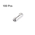 thumbnail image 3 of Unique Bargains Ball Chain Connector, 3mm Ball Chains Clasp Crimp Clips Link Stainless Steel Connection, Pack of 100, 3 of 5