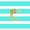 Cyan C, variant on Erosebridal Bowknot Initial H Twin Quilt Set for Girls, Abstract Ombre Twin Coverlet Set, 2-Piece