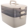 thumbnail image 1 of FUTUREORYY Caja De Almacenamiento Médica Transparente Con 3 Capas Y Asa Para Casa Y Viaje, 1 of 6