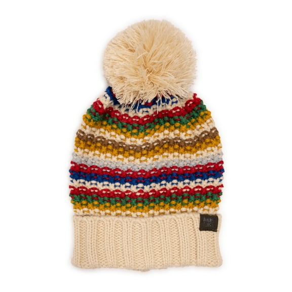 MUK LUKS Women's Textured Stripe Slouch Hat