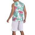 thumbnail image 2 of Sikiie Flamingo Basketball Jersey Reversible Men's Mesh Athletic Sports Shirts Training Practice S-4XLLarge, 2 of 6