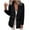 Black, variant on Clearance LYXSSBYX Jackets for Women Clearance Women's and Winter Solid Color Long Sleeve Double Breasted Lapel False Pocket Coat