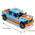 thumbnail image 6 of Remocguys Pickup Truck Building Set Compatible with Lego Truck Sports Car for Adults 457 Pcs, 6 of 6