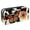 Multicolor 2, variant on MUOOUM Pencil Case, Cartoon Corgis Dog Cute Pattern Large Capacity Pencil Pouch Stationery Pen Bag