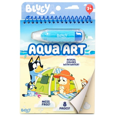 Bluey Aqua Art Pad  8 pages  Child  Ages 3+