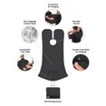 thumbnail image 4 of SKYWEE Beard Bib Apron for Men, Mens Hair Catcher for Shaving, Trimming - Grooming Accessories & Gifts for Dad or Husband, Black, 4 of 7