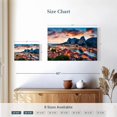 thumbnail image 3 of Elephant Stock Croatian Paradise Sunset Wall Art - Horizontal Canvas Wall Art - Living Room Wall Decor - City Canvas - Gray And Orange Decor - 24" x 16", 3 of 4