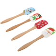 thumbnail image 2 of Here's a polished and engaging product description for your **4pcs Silicone Spatula Set**:\n\n \n\n🎄 **4 Pack Silicone Spatulas – Festive for Christmas, 2 of 5