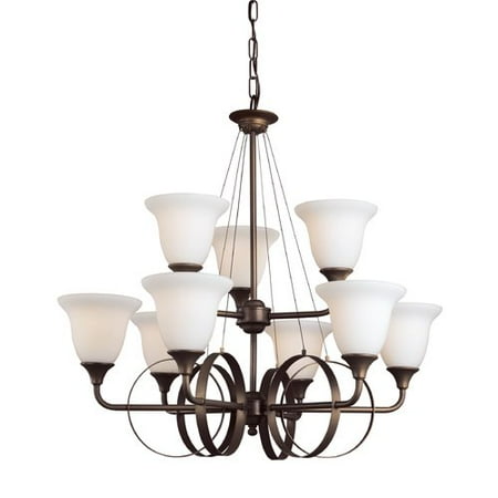 

Woodbridge Lighting Fall River 9-Light Shaded Chandelier