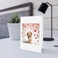 thumbnail image 5 of DistinctInk Greeting Card / Note Card - Valentine's Day Tibetan Terrier Puppy - PACK of 1, 5 of 7