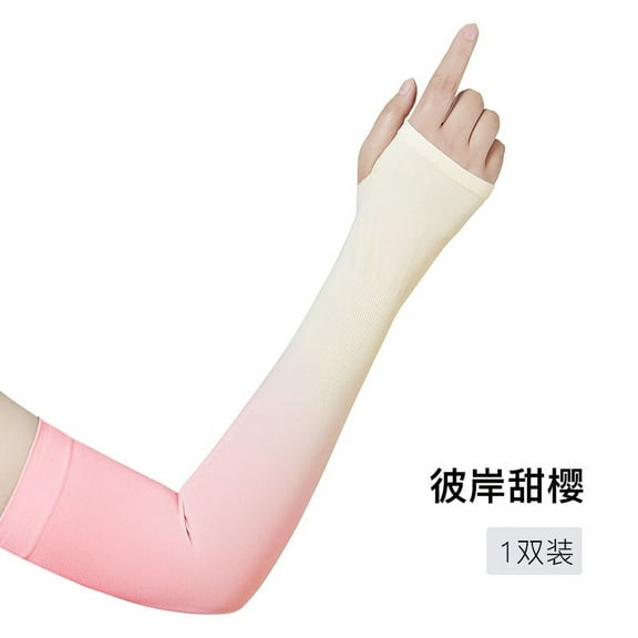LEXSOMEO Sun Arm Sleeves Compression Cooling Cover with Thumb Hole for Men Women Youth Cycling Sports