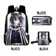 thumbnail image 1 of Mochila Dem@@2on Slayer, juego de 3 piezas: mochila para portátil con estuche para lápices y bolsa para el almuerzo., 1 of 5