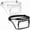 Black and White, variant on Clear Stadium-Approved PVC Backpack, Multicolor Trim