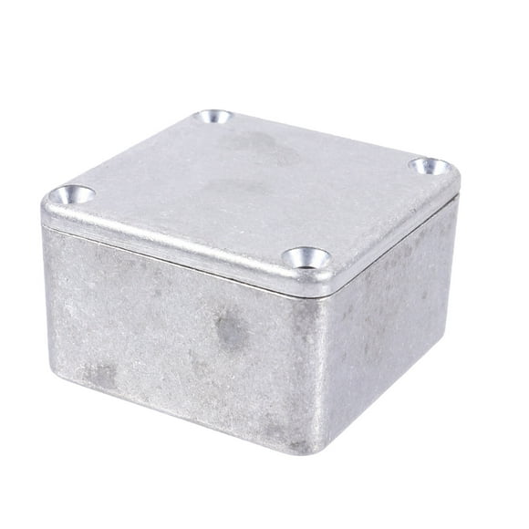 KAKOWELY Stomp Box Case Aluminum Stomp Box Case Metal Stomp Box Guitar Pedal Enclosure Replacement1.97"X1.97"X1.18"