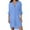 Light Blue, variant on Women's New Wrinkle Cloth Beach Cover Up, Hidden Button Cardigan with Pockets, Bikini Cover Shirt for Swimming, Resort Wear and Casual Entertainment Light Blue A