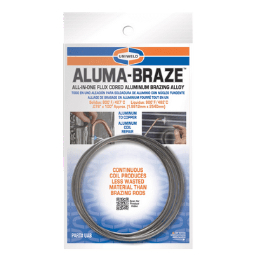 Uniweld UAB Aluma-Braze All-In-One Flux Cored Aluminum Brazing Alloy