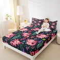 thumbnail image 4 of Homewish Cartoon Axolotl 4 Pieces Queen Sheet Sets for Kids Children,Pink Animal Salamander Ultra Soft Flat Sheet,Kawaii Wildlife Queen Fitted Sheet,Lightweight Room Decor, 4 of 7