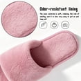 thumbnail image 3 of CHICVOMEY Slippers for Women Fuzzy Open Toe House Bedroom Shoes Non Slip Lightweight Sole Indoor and Outdoor Cute House Shoes, 3 of 8