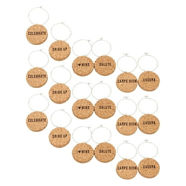 18 Pcs Wine Glass Accessories Accesories Ring Drinks Beverages Markers Gathering Cork