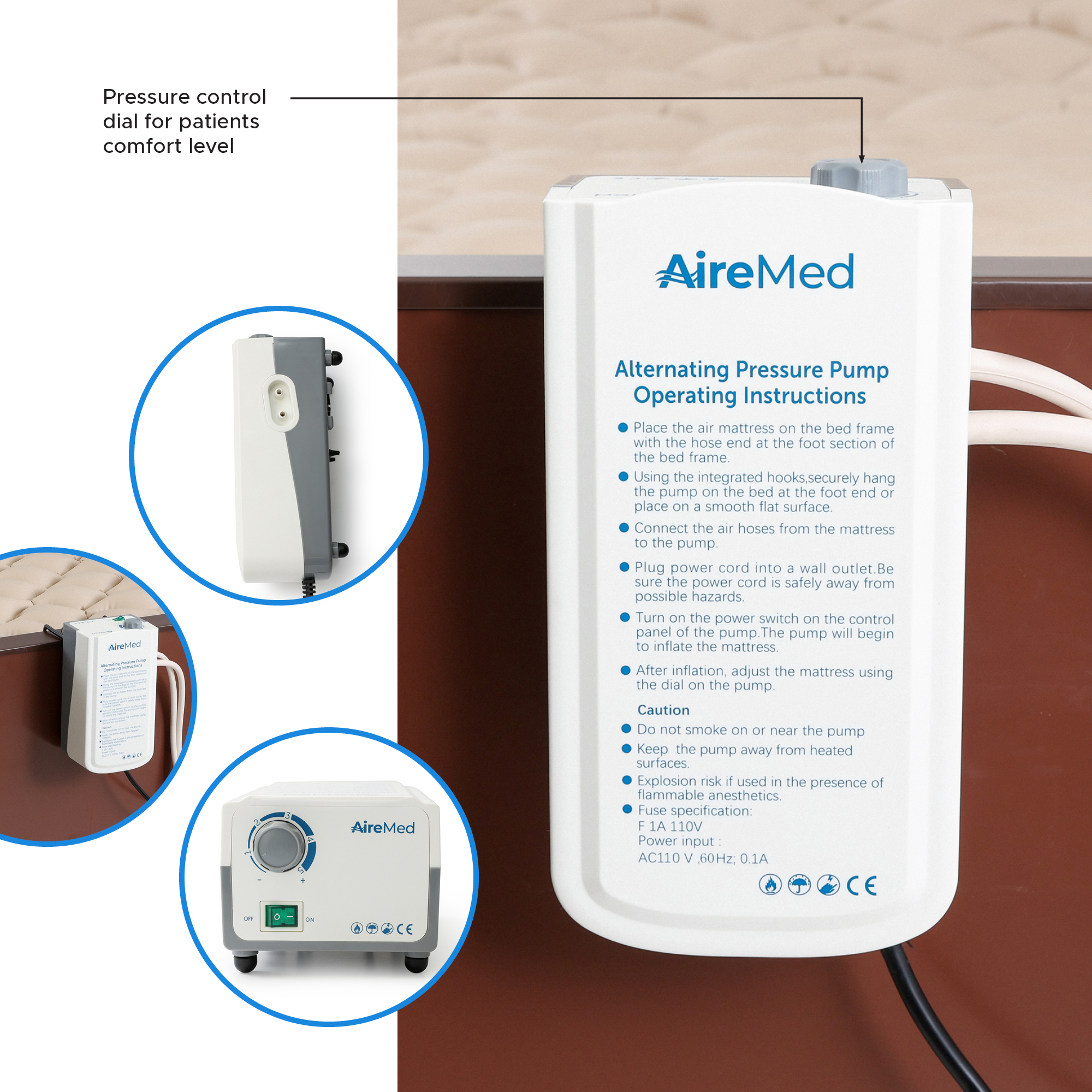 Airemed Air Pressure Mattress Pad