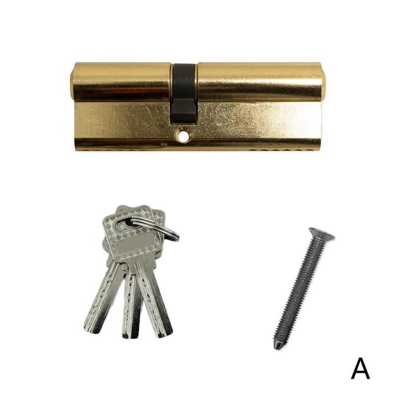 Door Lock Core Aluminum Shell Zinc Core Iron Key Lock Lock Handle Room