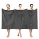 thumbnail image 1 of Toalla de baño American Soft Linen 100% algodón 35x70 cm gris oscuro, 1 of 9