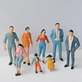 thumbnail image 2 of tredstone Hand Painted Figures Assorted Poses Sand Table Tiny Scenery Decorative 20pcs 50th, 2 of 9
