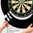 thumbnail image 3 of jiaroswwei Splicing Dart Board Wall Protector Ring, Removable Simple Installation Wall Surround Dart Backboard Black Ring, 3 of 7