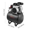 thumbnail image 5 of VEVOR Air Compressor, 10 Gallon Steel Tank, 2HP 5.3 CFM@90 PSI Oil Free Air Compressor & Max. 125PSI Pressure, 78dB Ultra Quiet Portable Compressor, for Auto Repair, Tire Inflation, Spray Painting, 5 of 9