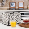 thumbnail image 6 of Vsdgher Flowe Rooster 2 Slice Toaster Cover, Appliance Covers Toaster Cover Fits for Most Standard 2 slice Toasters, 6 of 7