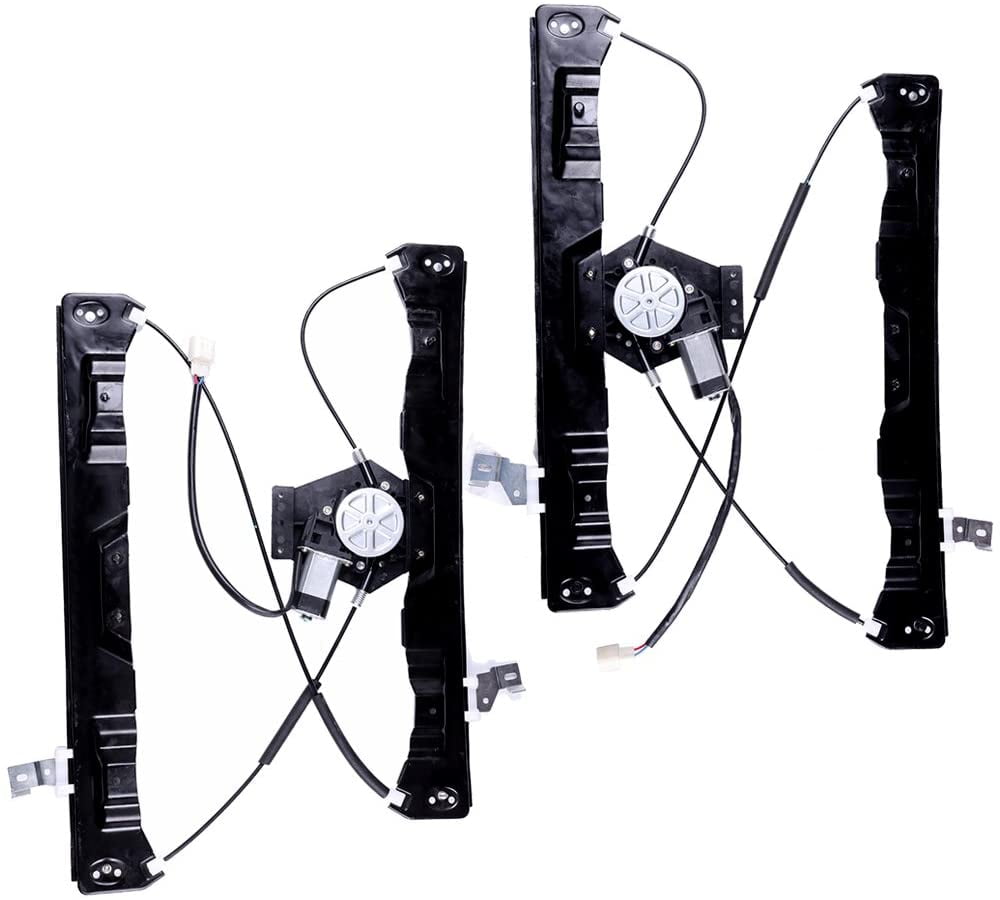 ECCPP Power Window Regulators Front with Motor Assembly Replacement
