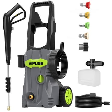 Vipuse Electric Pressure Washer,  4200 PSI Max.2.8GPM Power Washer with 23ft Hose /4 Nozzles/400ML Foam Cannon, Clean Tool for Cars/Fences/Patios/Floor