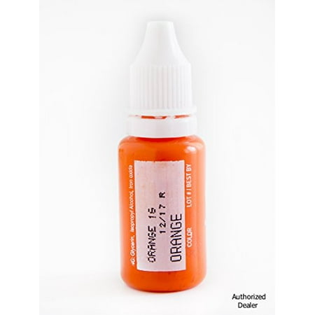BioTouch Permanent Cosmetic Makeup ORANGE Tattoo Inks Micro Pigment Color .5
