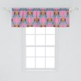 thumbnail image 2 of Ambesonne Lotus Window Valance, Flower of Prosperity, 54" X 18", Multicolor, 2 of 3