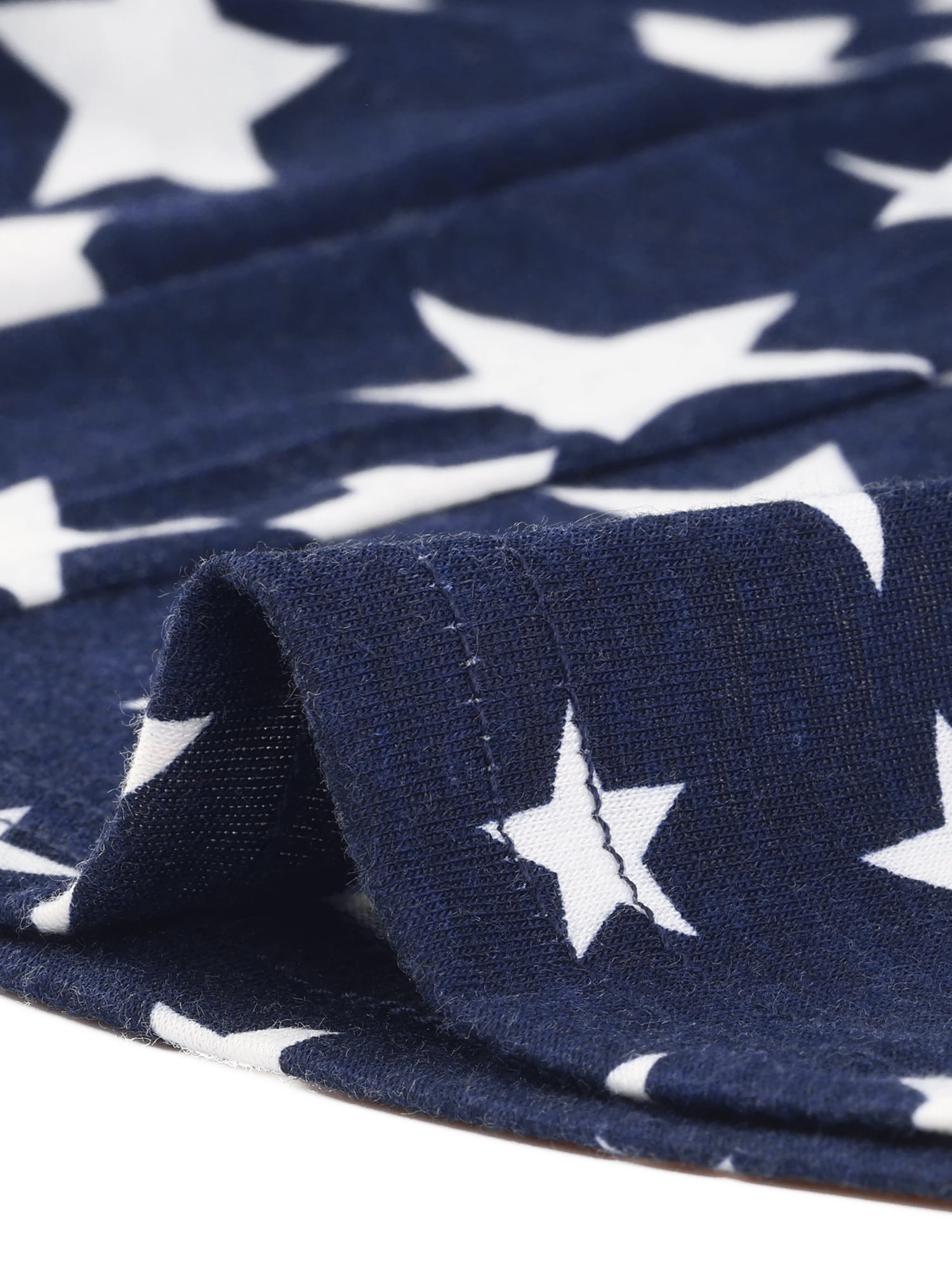DARING DIVA Women's Plus Pajama Pant Comfy Star Print Nightwear 2X Navy Blue