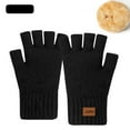 thumbnail image 2 of RXMEKW Men's Gloves, Winter Knitted Velvet Double-Layer Warmth, 2 of 3